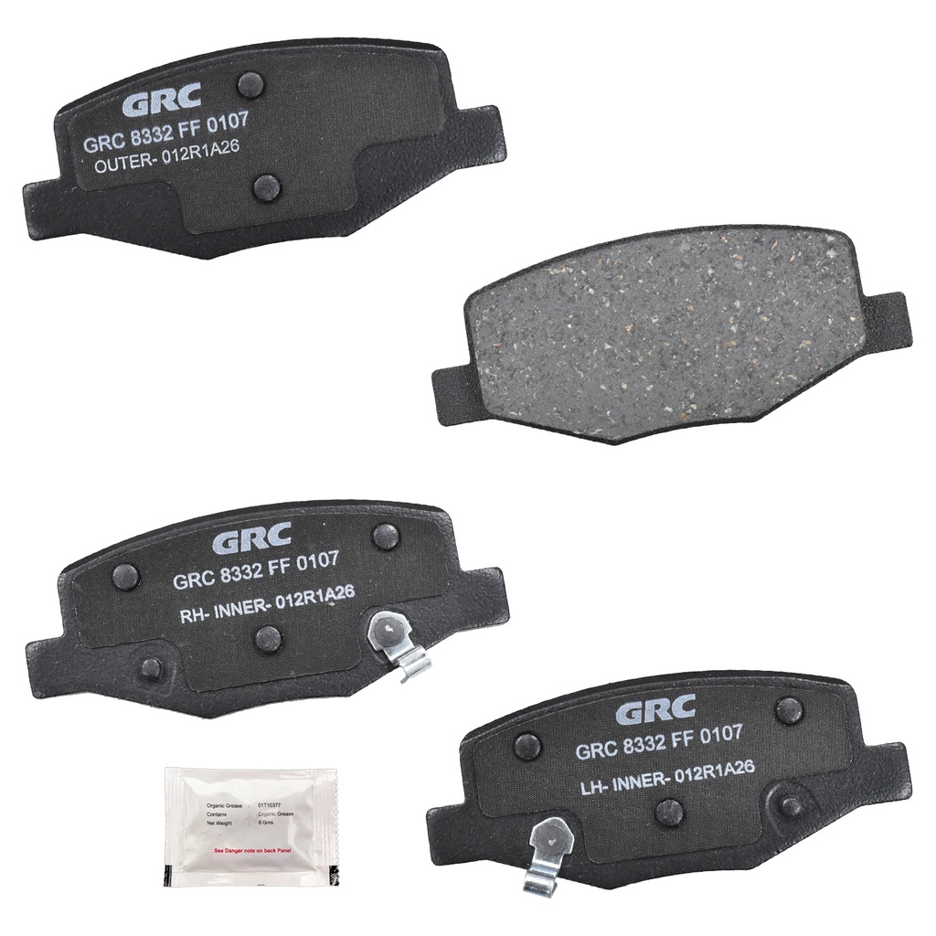 GU-GC0107 — Balatas GRC Ultra GC0107 Traseras