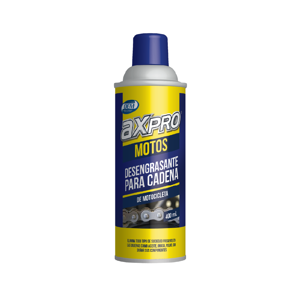 AXP-DCMO-400M — Desengrasante para Cadena de Motocicleta