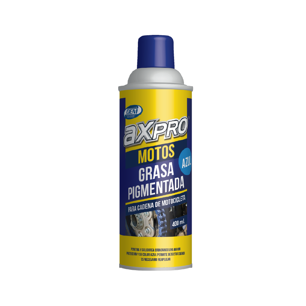 Grasa Pigmentada Azul para Cadenas de Motocicleta