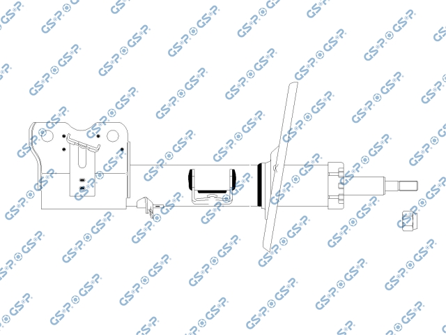 Amortiguador Delantero Izquierdo GSP 32370192