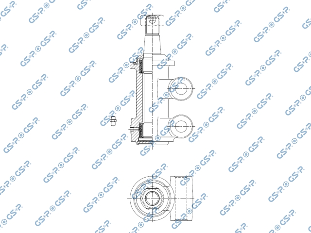 Brazo Auxiliar (Idler) Delantero GSP S010141