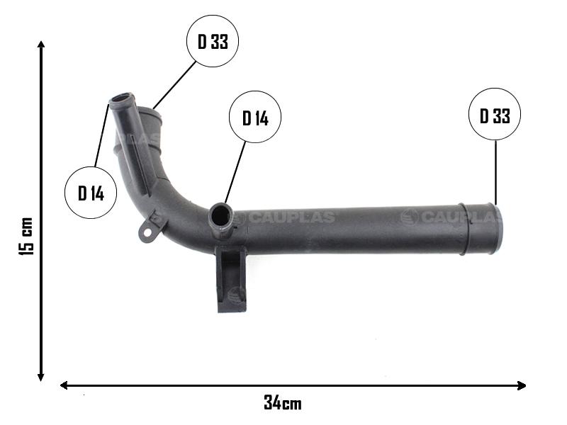 Tubo CAUPLAS 13348