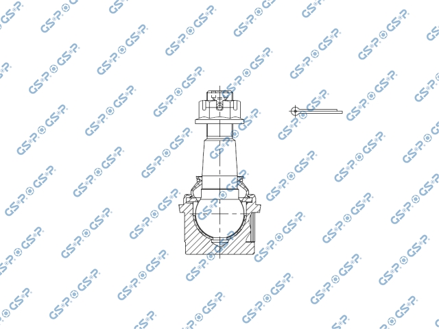 S081258 — Rótula Delantero Superior GSP S081258