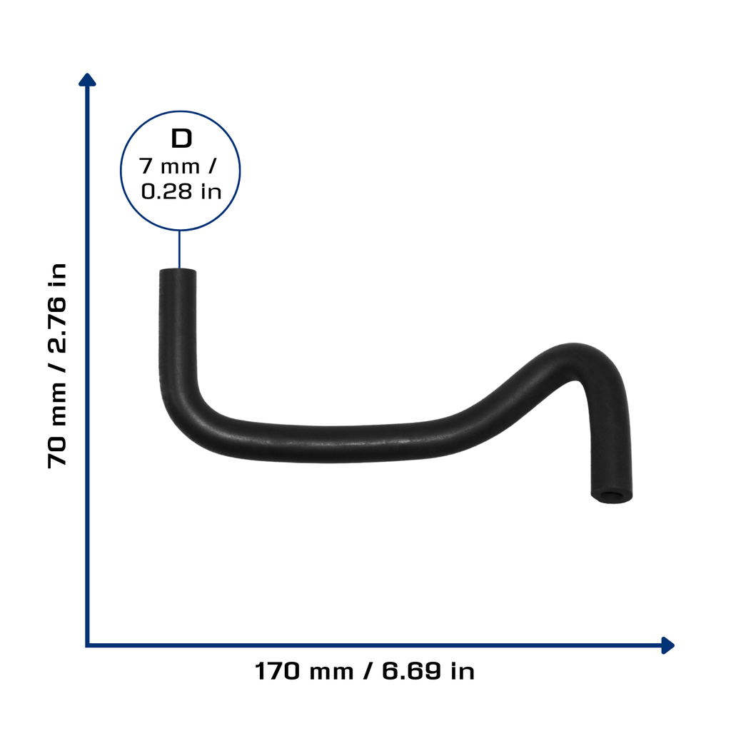 CA-7274 — Manguera Descarga De Gases CAUPLAS 7274