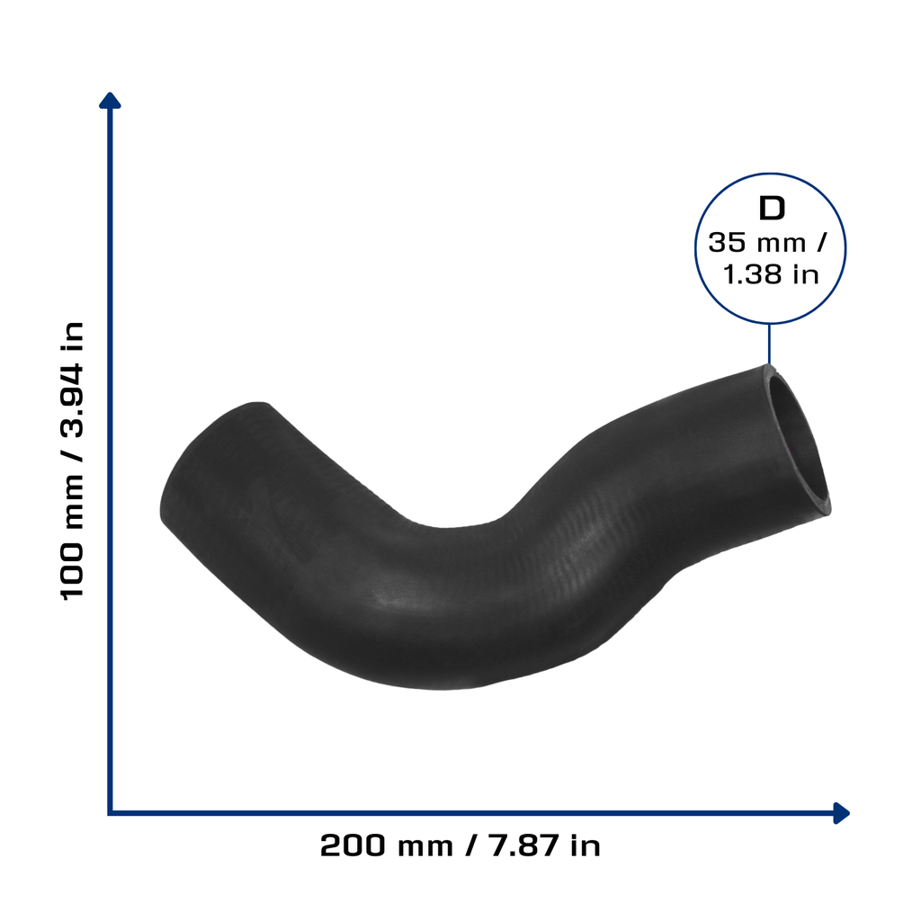 CA-3650 — Manguera Radiador CAUPLAS 3650