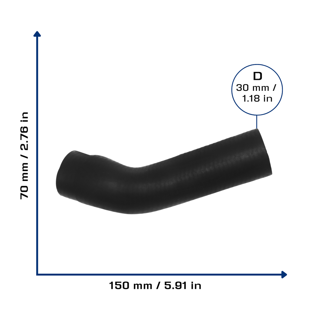 CA-4343 — Manguera Radiador CAUPLAS 4343