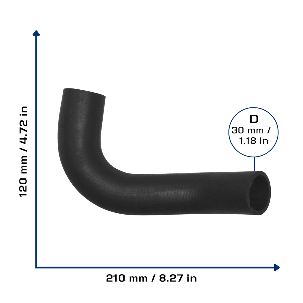 CA-3745 — Manguera Radiador CAUPLAS 3745