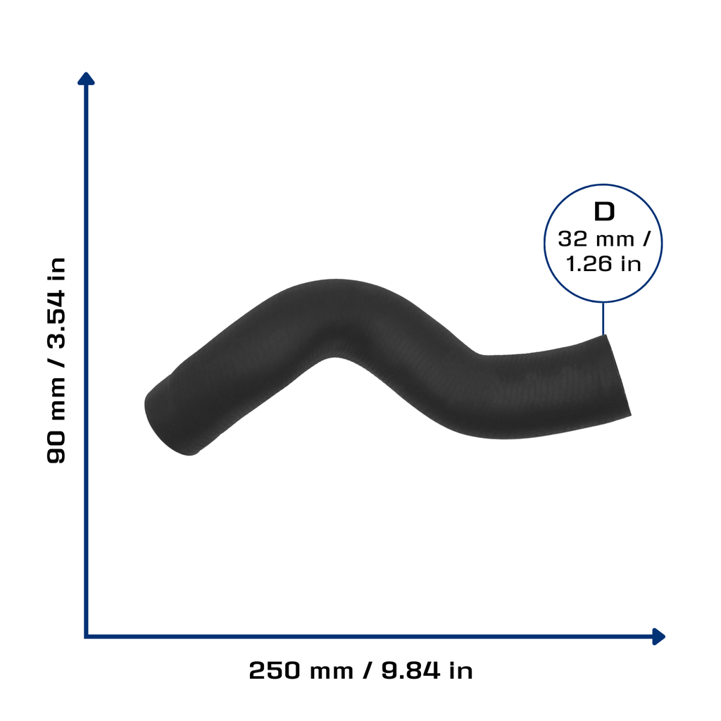 CA-5040 — Manguera Radiador CAUPLAS 5040