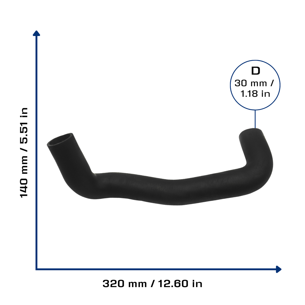 CA-4239 — Manguera Radiador CAUPLAS 4239