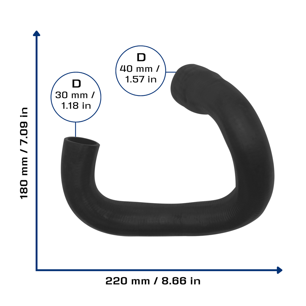 CA-6635 — Manguera Radiador CAUPLAS 6635