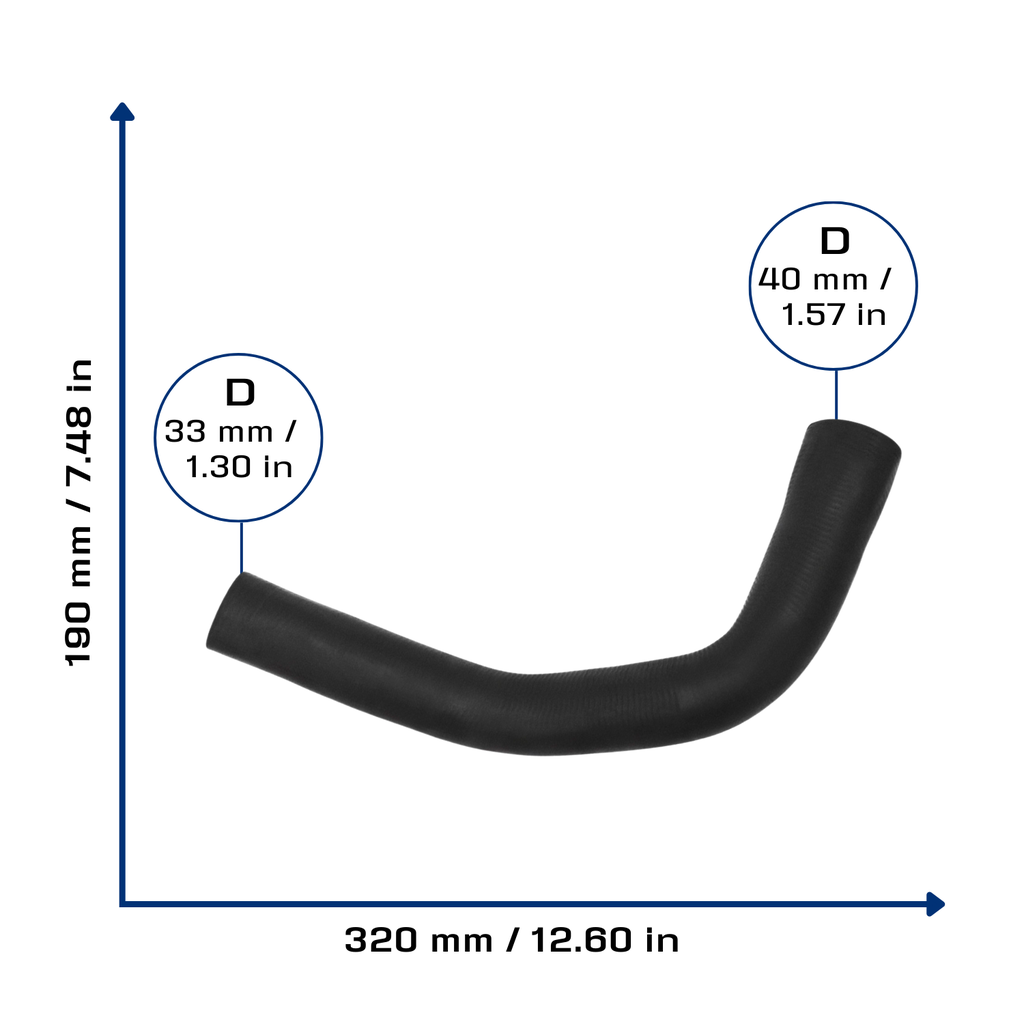 CA-4892 — Manguera Radiador CAUPLAS 4892