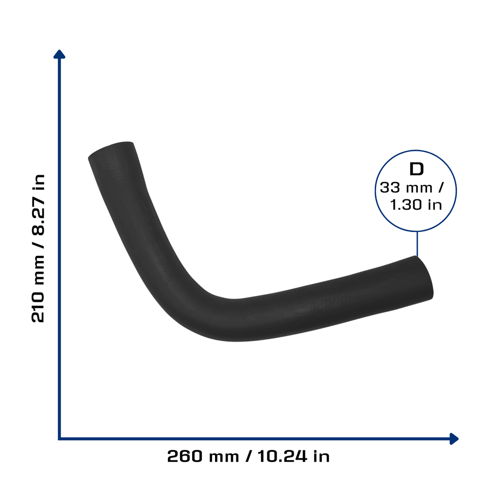 CA-5384 — Manguera Radiador CAUPLAS 5384