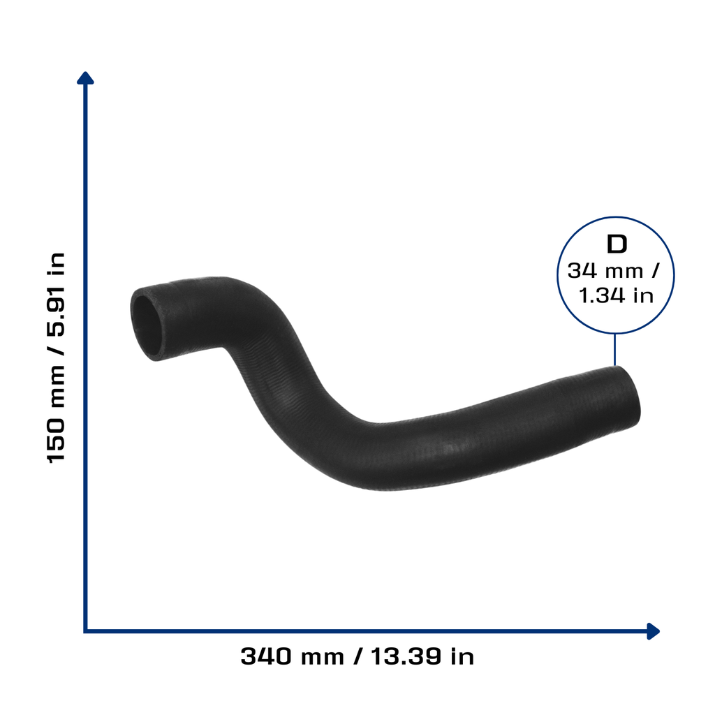 CA-4879 — Manguera Radiador CAUPLAS 4879