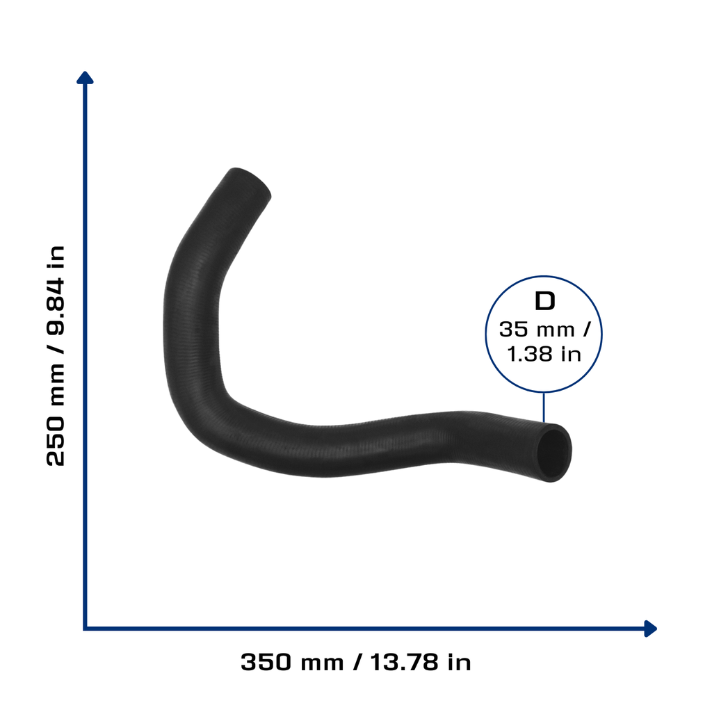 CA-5087 — Manguera Radiador CAUPLAS 5087