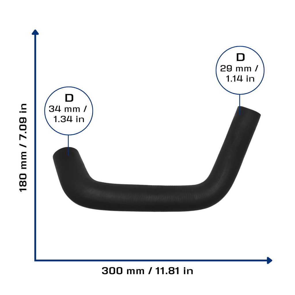 CA-5041 — Manguera Radiador CAUPLAS 5041