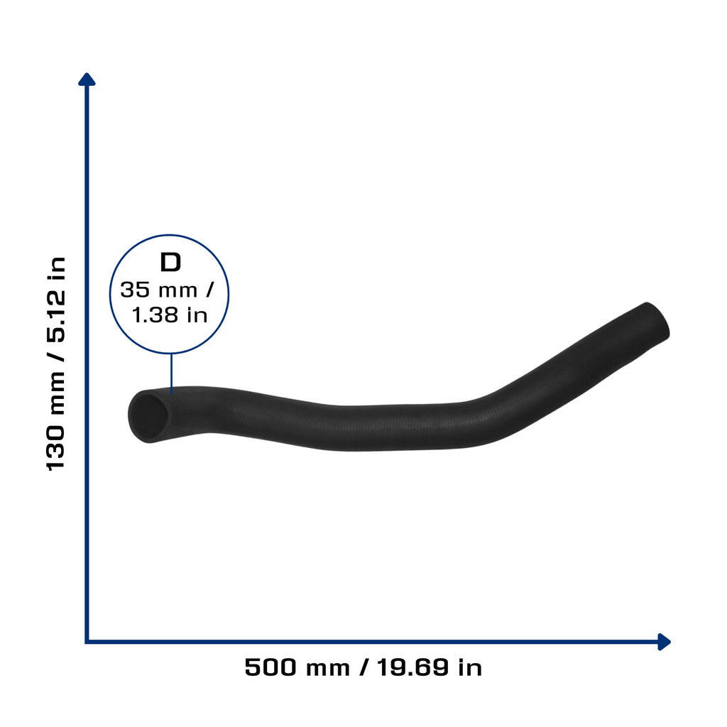 CA-5012 — Manguera Radiador CAUPLAS 5012