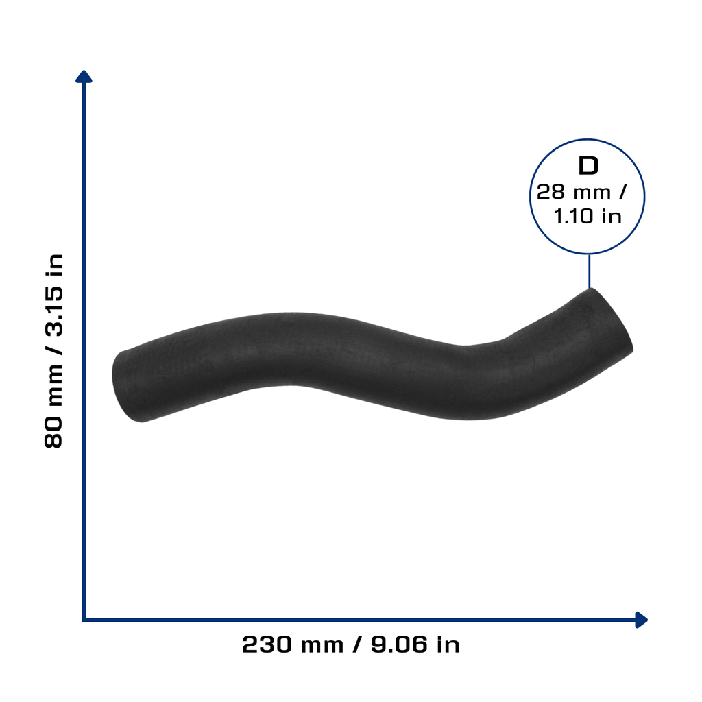 CA-5325 — Manguera Radiador CAUPLAS 5325