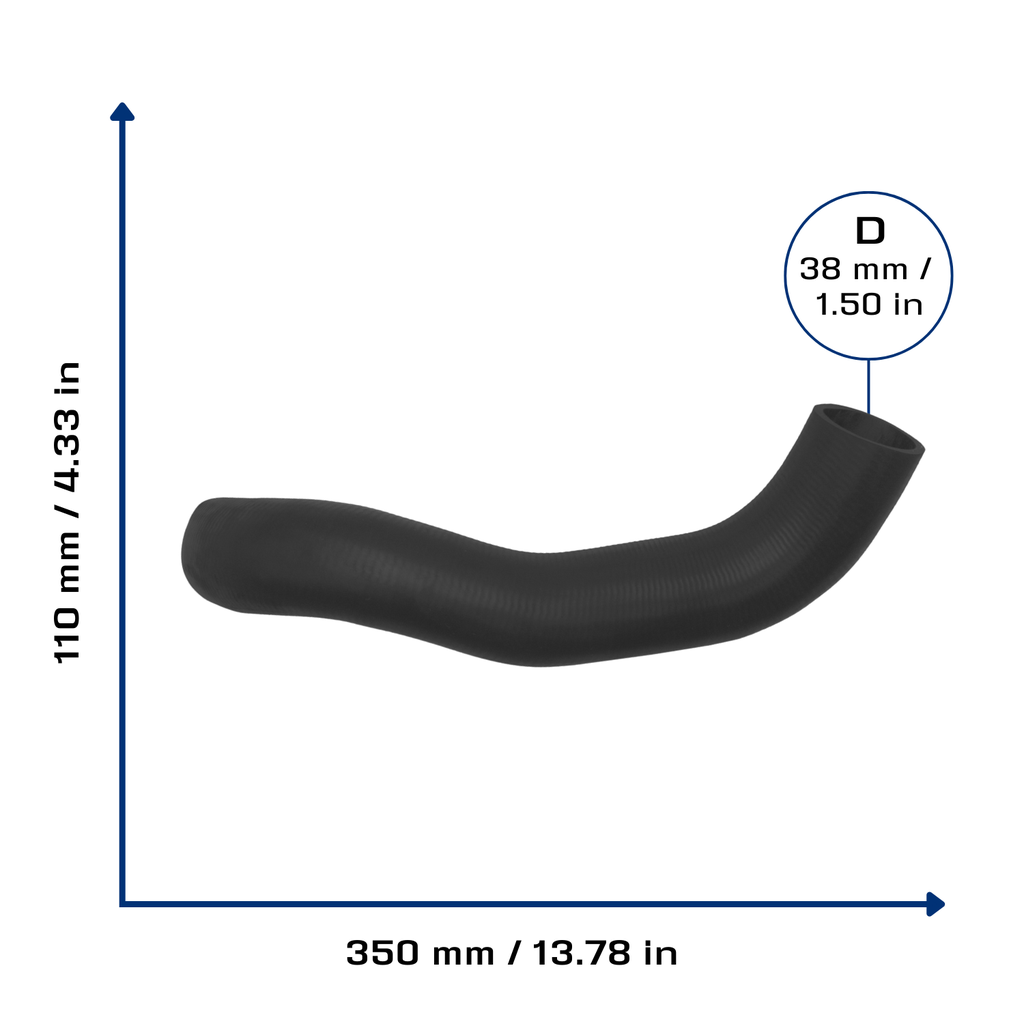 CA-3658 — Manguera Radiador CAUPLAS 3658