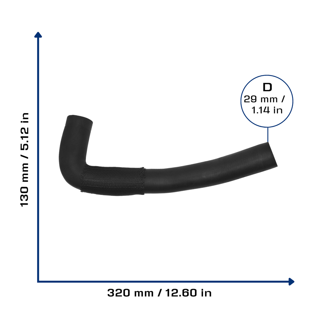 CA-3211 — Manguera Radiador CAUPLAS 3211