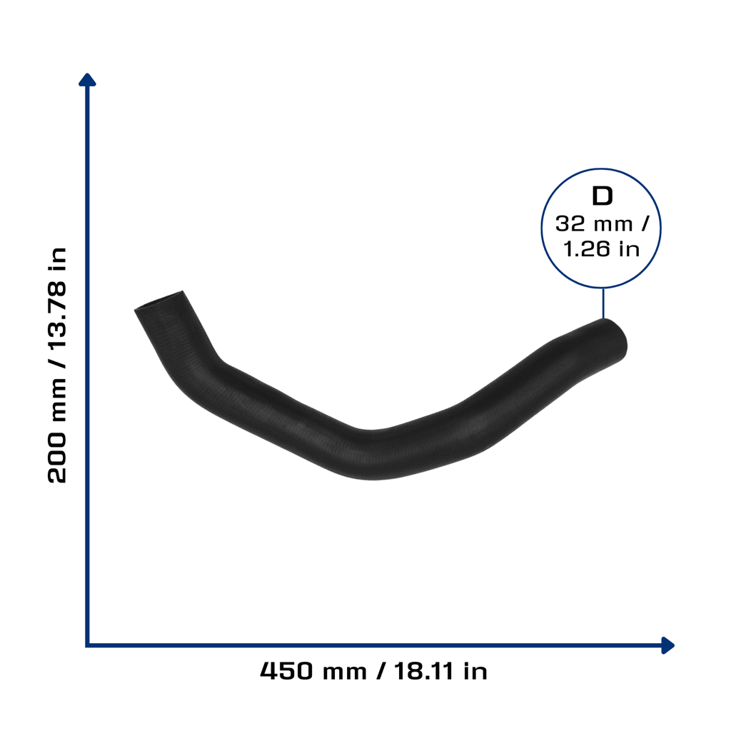 CA-5015 — Manguera Radiador CAUPLAS 5015