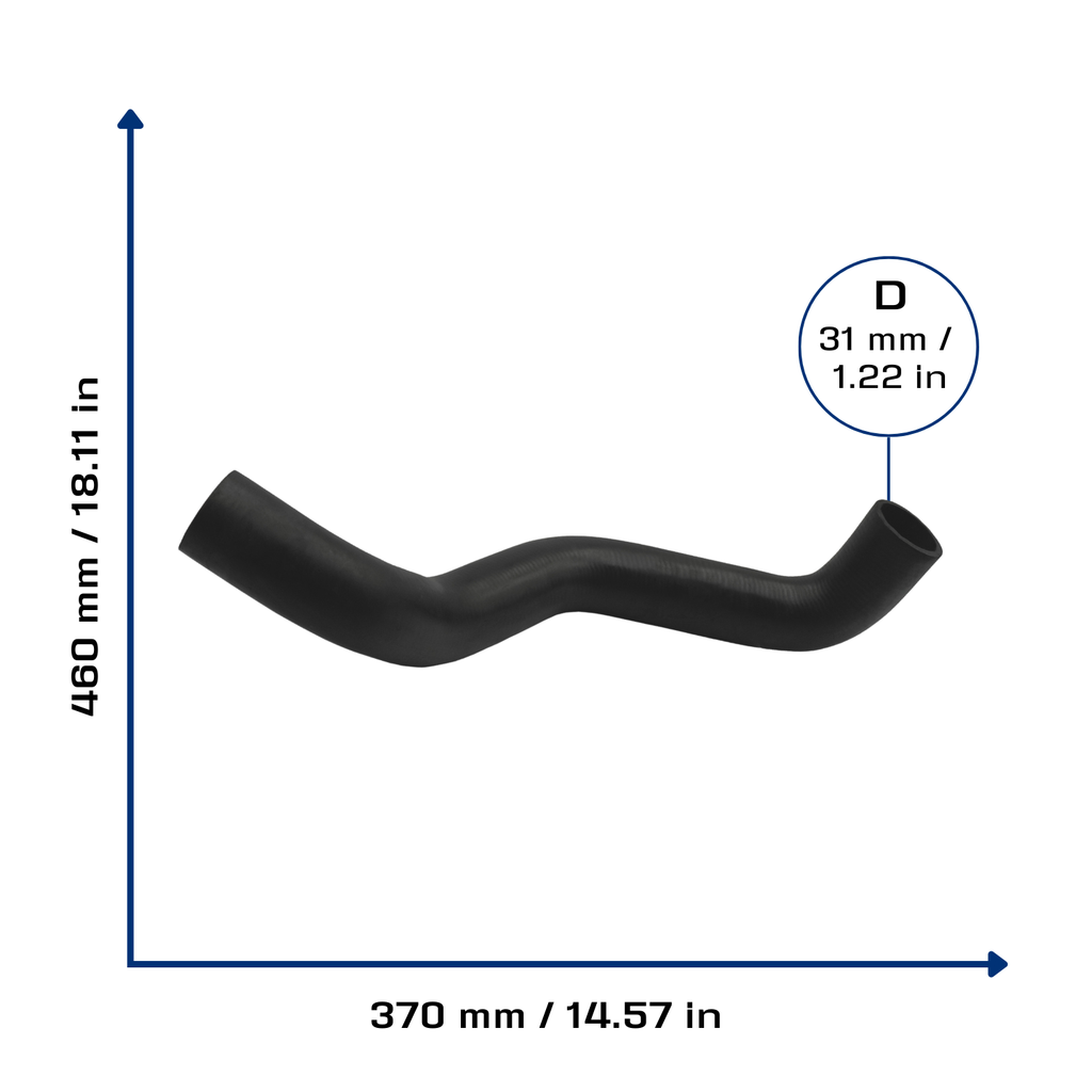 CA-7780 — Manguera Radiador CAUPLAS 7780