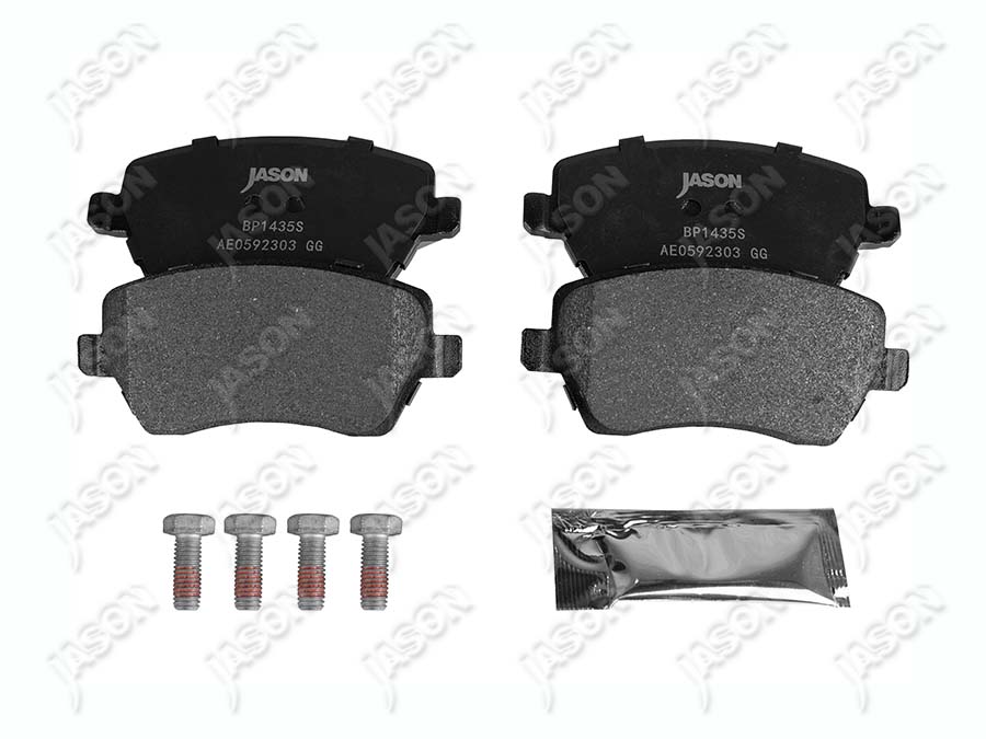 JS-BP1435S — BALATAS DE FRENO DELANTERO SEMIMETALICA NISSAN MICRA 2005-2008