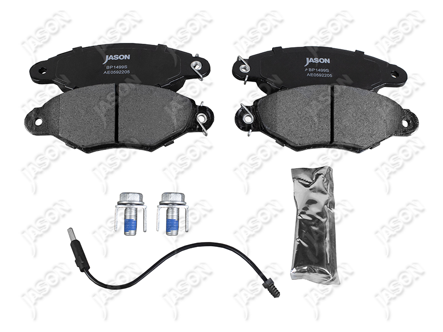 JS-BP1499S — BALATAS DE FRENO DELANTERO SEMIMETALICA RENAULT KANGOO 2007-2009