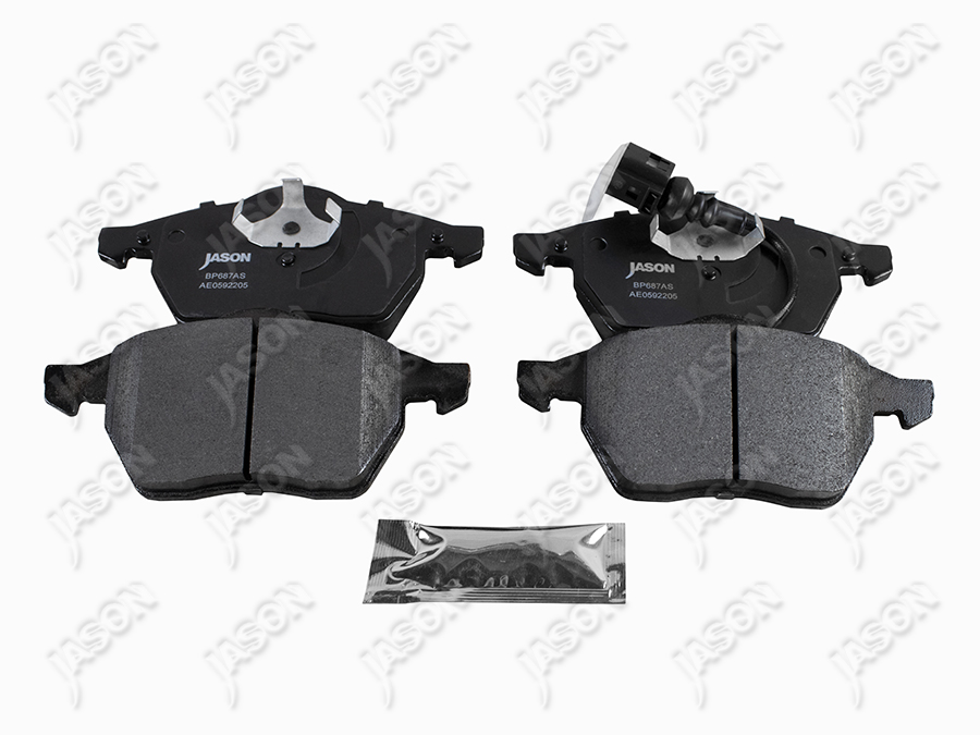 JS-BP687AS — BALATAS DE FRENO DELANTERO SEMIMETALICA AUDI A3 1999-2003