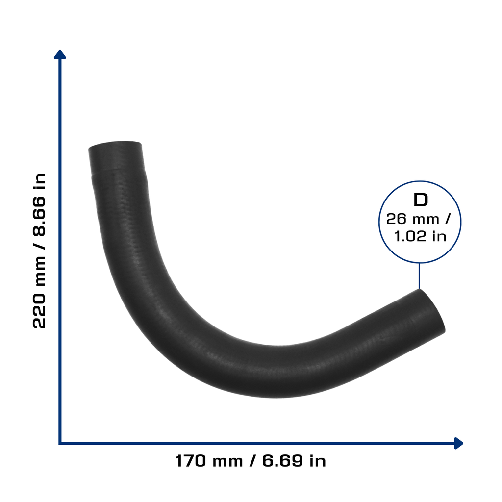 CA-4768 — Manguera Radiador CAUPLAS 4768