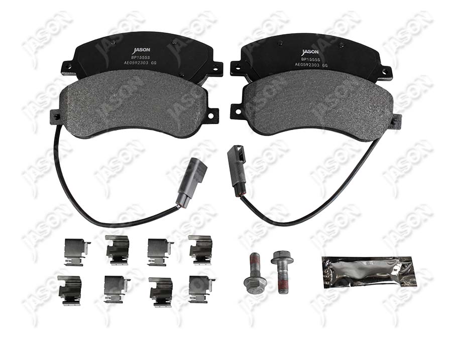 JS-BP1555S — BALATAS DE FRENO DELANTERO SEMIMETALICA VOLKSWAGEN AMAROK 2011-2023