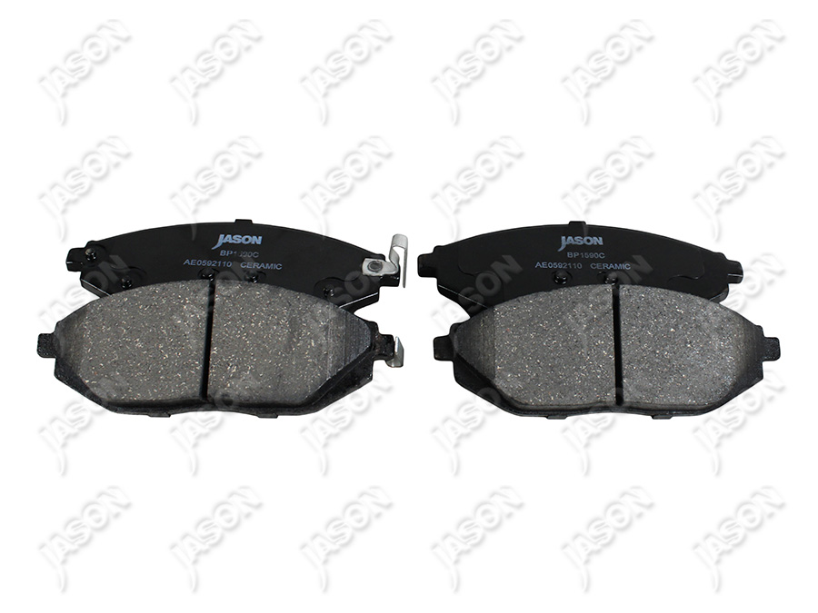JS-BP1590C — BALATAS PARA FRENOS DE DISCO CERAMICA CHEVROLET SPARK 2011-2015