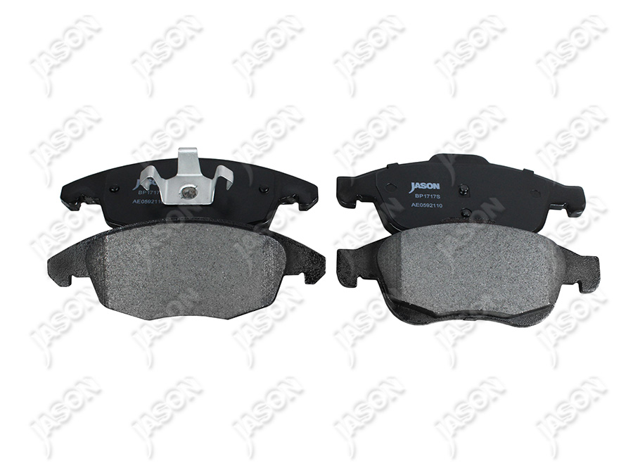 JS-BP1717S — BALATAS PARA FRENOS DE DISCO SEMI-METALICA PEUGEOT PARTNER TEPEE 2012-2019