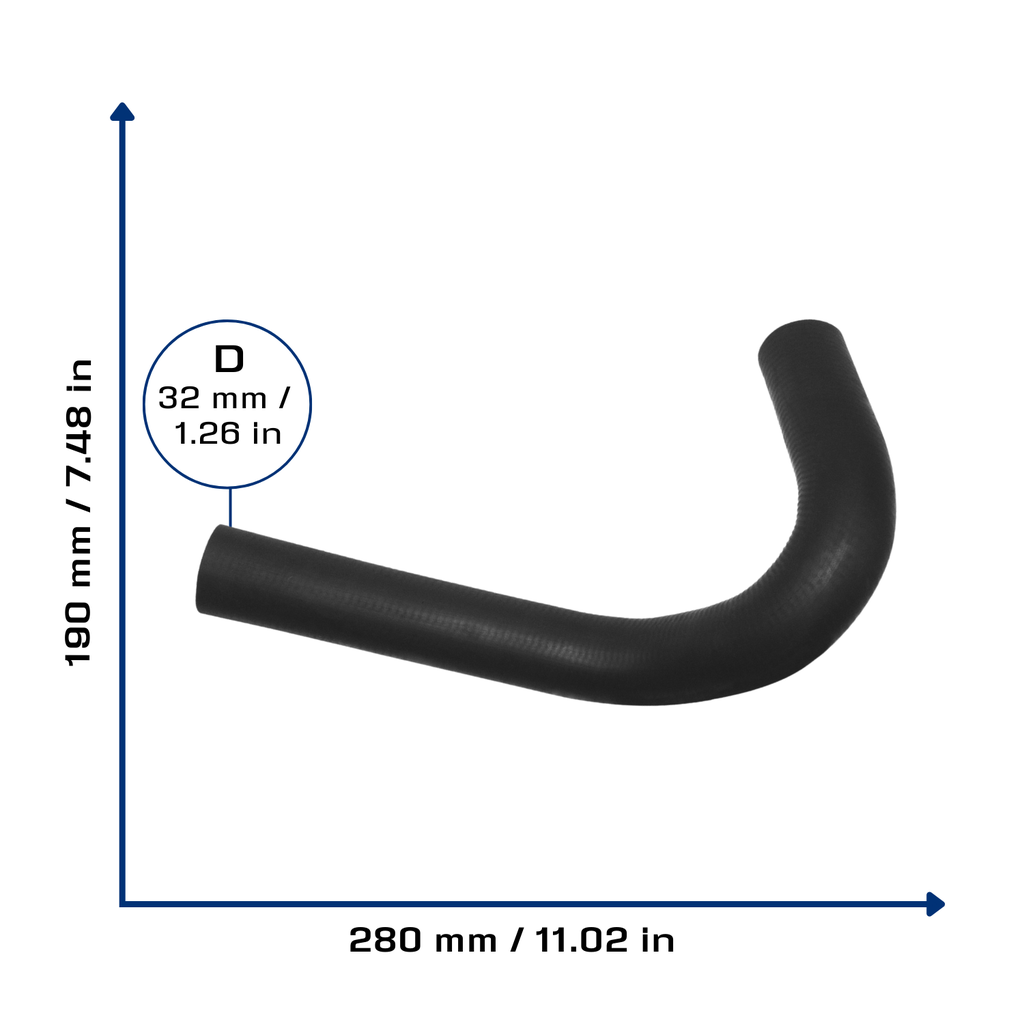 CA-5393 — Manguera Radiador CAUPLAS 5393