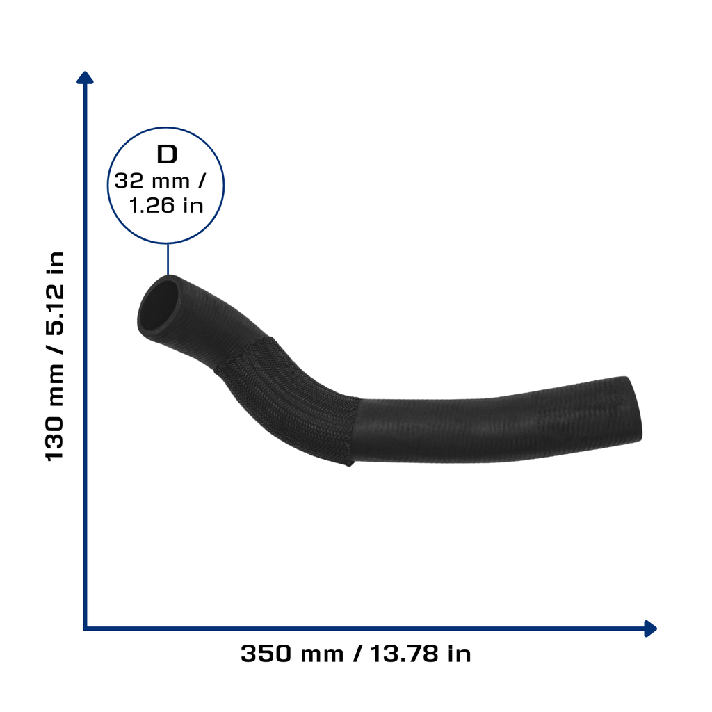 CA-11508 — Manguera Radiador CAUPLAS 11508