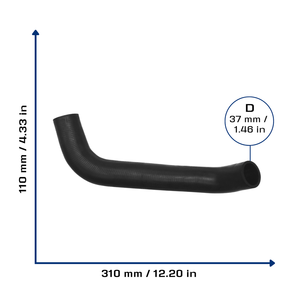 CA-3953 — Manguera Radiador CAUPLAS 3953