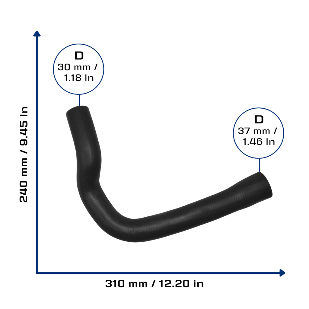 CA-3494 — Manguera Radiador CAUPLAS 3494
