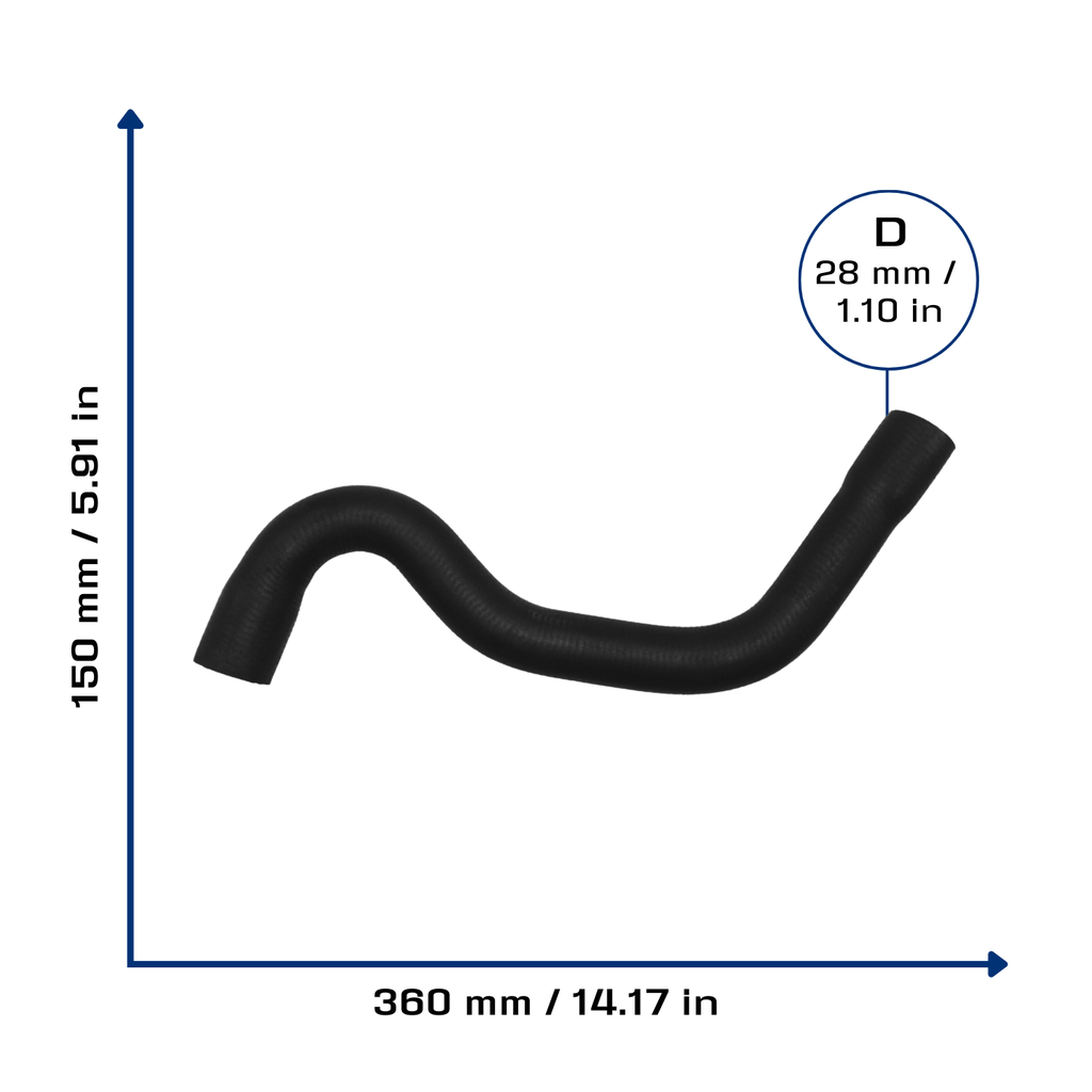 CA-9854 — Manguera Radiador CAUPLAS 9854