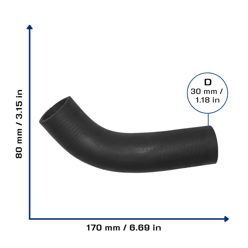 CA-11157 — Manguera Radiador CAUPLAS 11157