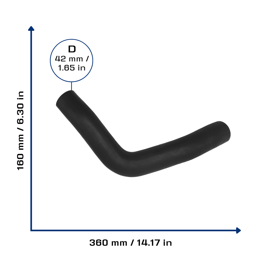 CA-5011 — Manguera Radiador CAUPLAS 5011