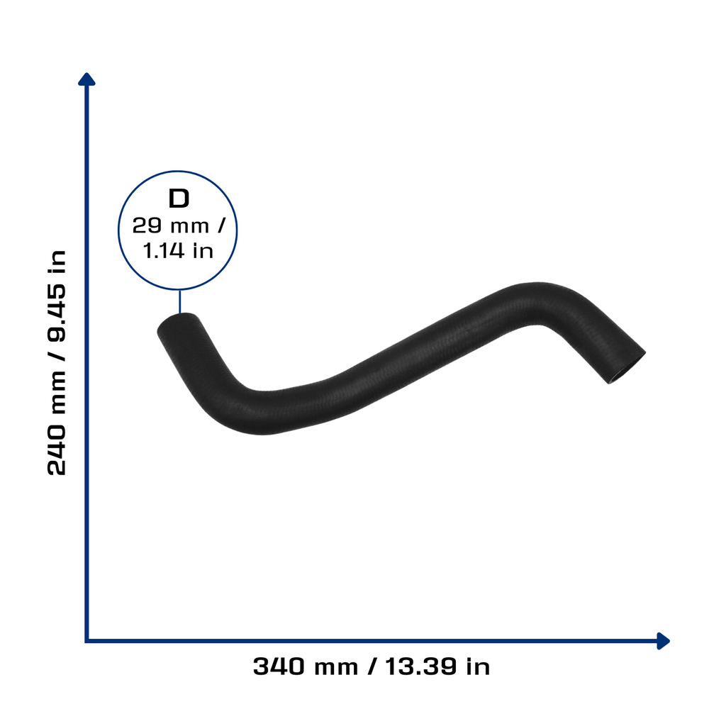 CA-6773 — Manguera Radiador CAUPLAS 6773