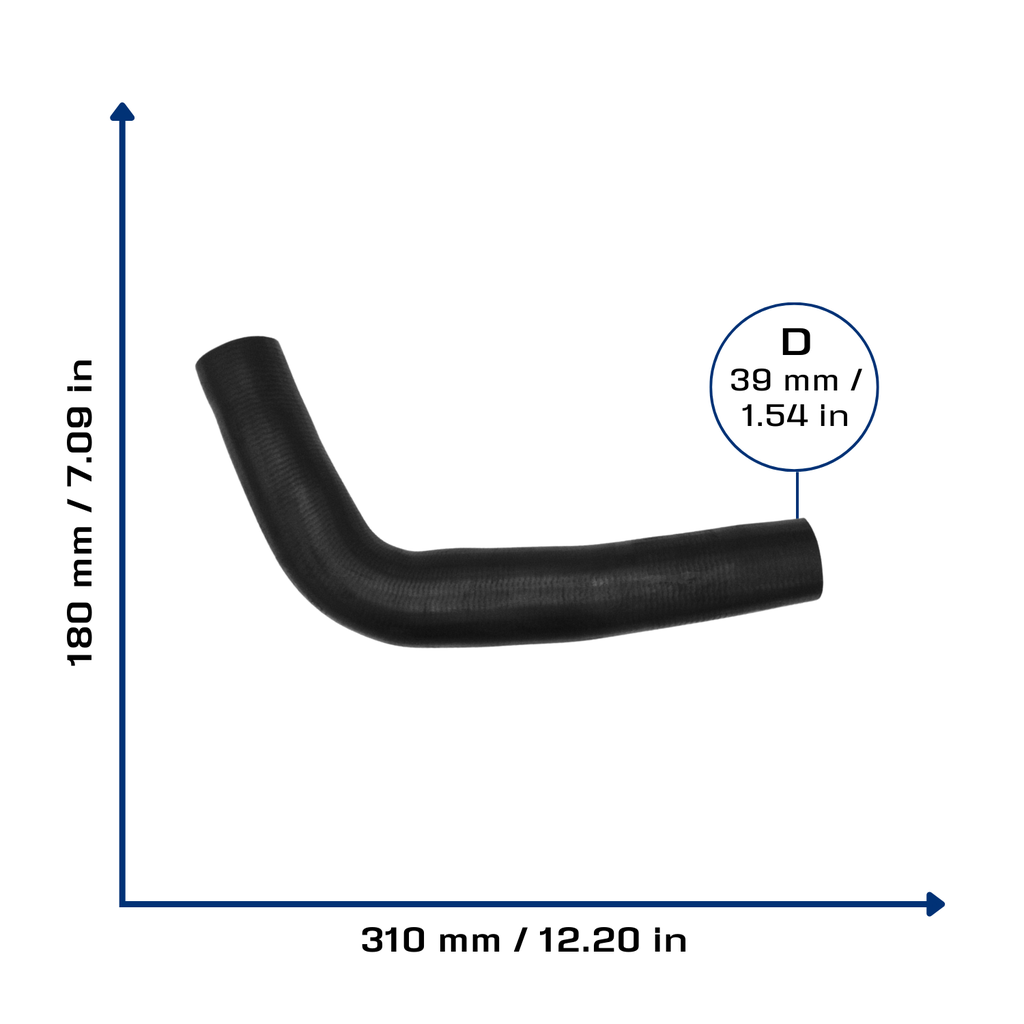 CA-3563 — Manguera Radiador CAUPLAS 3563
