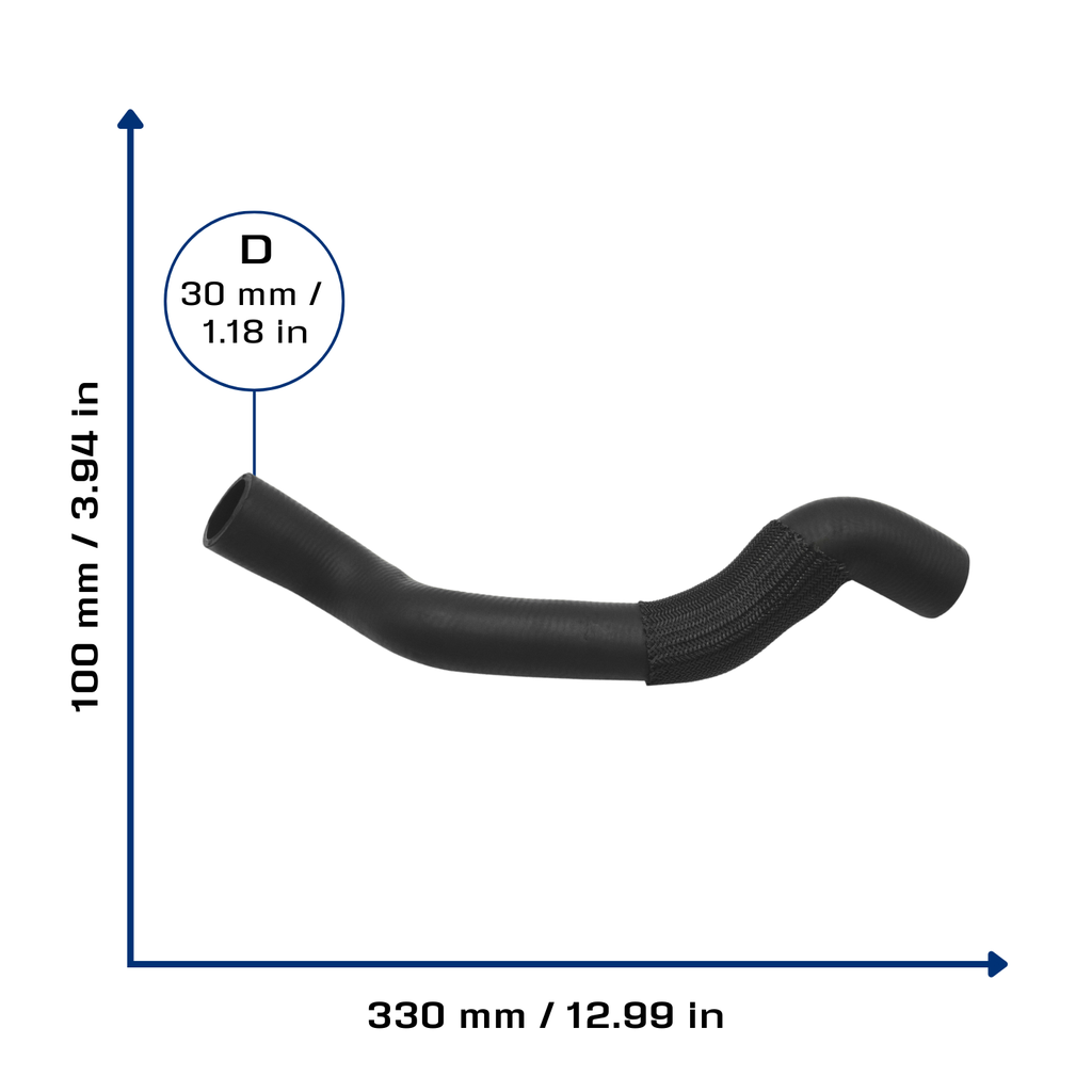 CA-5703 — Manguera Radiador CAUPLAS 5703