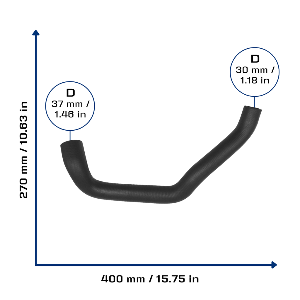 CA-5048 — Manguera Radiador CAUPLAS 5048
