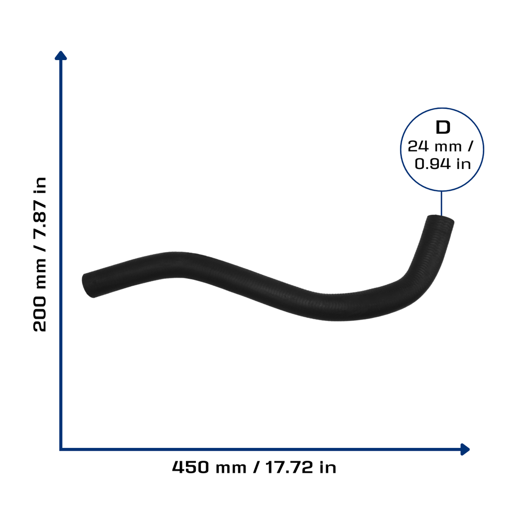 CA-5446 — Manguera Radiador CAUPLAS 5446