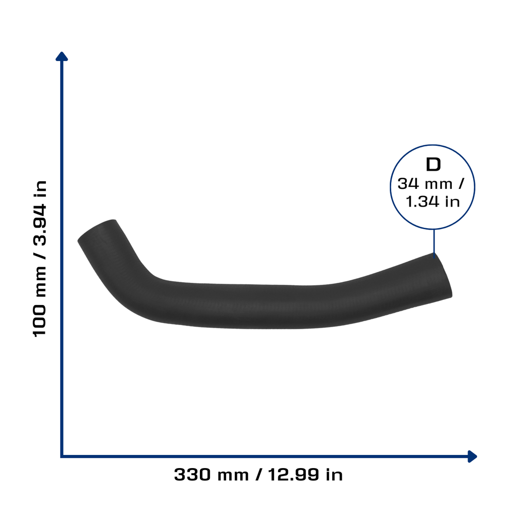 CA-3985 — Manguera Radiador CAUPLAS 3985