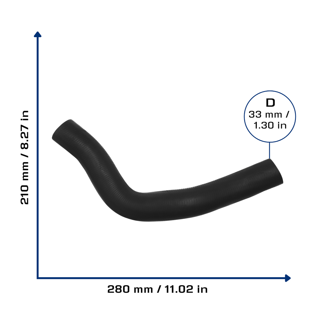 CA-3495 — Manguera Radiador CAUPLAS 3495