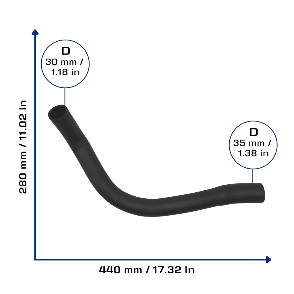 Manguera Radiador CAUPLAS 4550