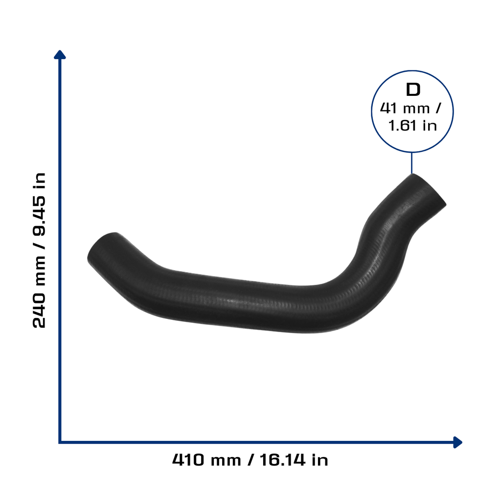 CA-4899 — Manguera Radiador CAUPLAS 4899