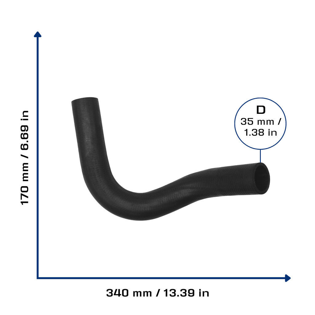 CA-3743 — Manguera Radiador CAUPLAS 3743