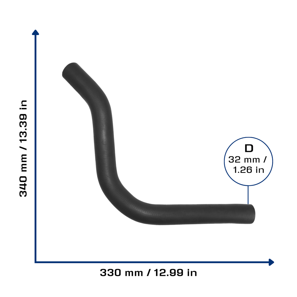 CA-7409 — Manguera Radiador CAUPLAS 7409